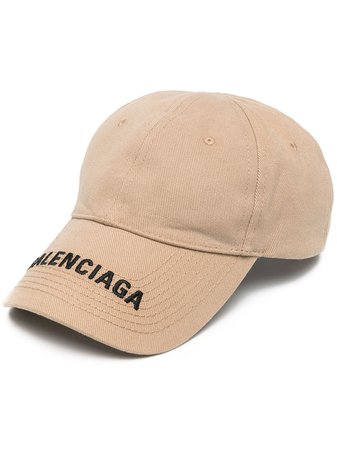 Shop Balenciaga embroidered logo baseball hat with Express Delivery - FARFETCH