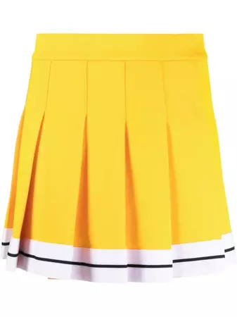 Palm Angels pleated mini skirt