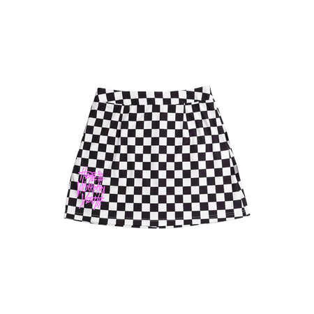 Checkerboard skirt