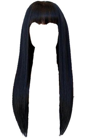 Black Bang Lace Front Wig