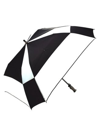 black white checkered checker umbrella