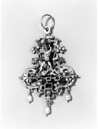 Pendant with Cain and Abel | Austrian (Vienna) or German (Frankfurt-am-Main) | The Met