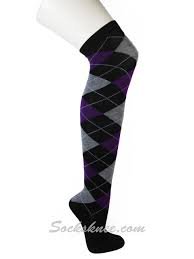 black purple knee high socks - Google Search