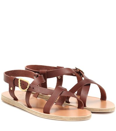 Ambrosia leather sandals
