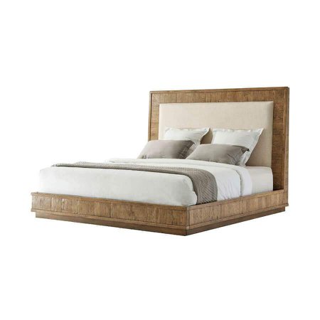 Rustic bed - Parquetry King Size Bed - English Georgian America
