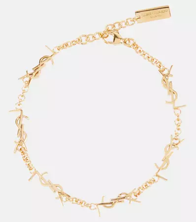 YSL Chain Bracelet in Gold - Saint Laurent | Mytheresa
