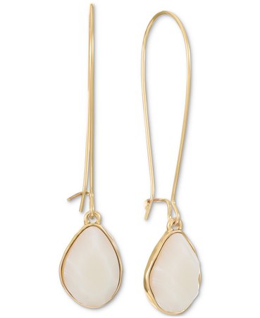 Style & Co Stone Linear Drop Earrings, Created for Macy's & Reviews - Earrings - Jewelry & Watches - Macy's