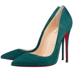Christian Louboutin So Kate Forest Green Pumps