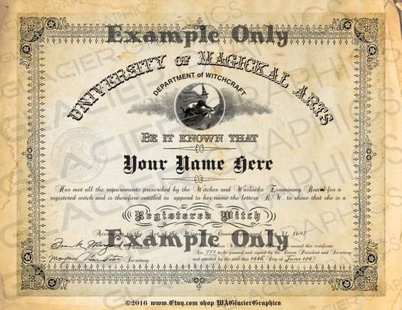 Witch Diploma