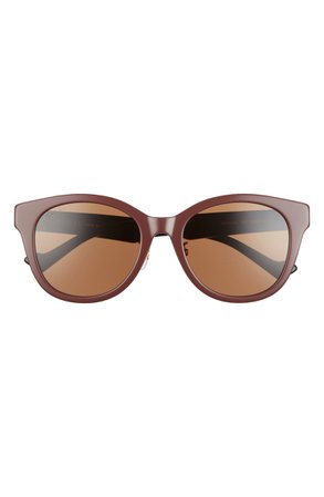 Gucci 56mm Solid Square Sunglasses