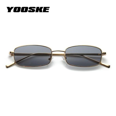 YOOSKE Small Square Sunglasses for