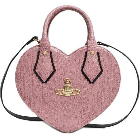 heart pink bag