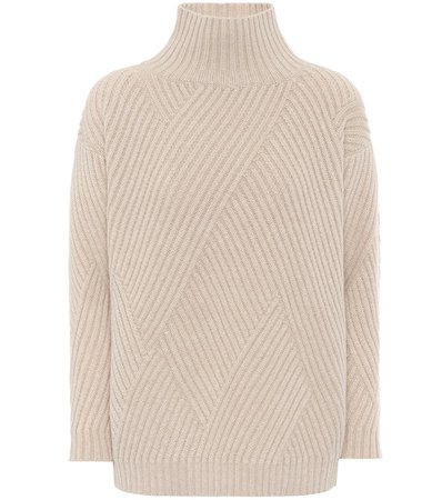 Agnona - Cashmere-blend turtleneck sweater | Mytheresa