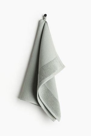 Handtuch mit Waffelstruktur - Helles Khakigrün - Home All | H&M DE