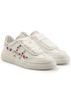 Embroidered Leather Sneakers Gr. IT 38.5