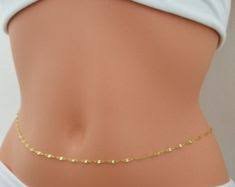 gold belly chain - Google Search