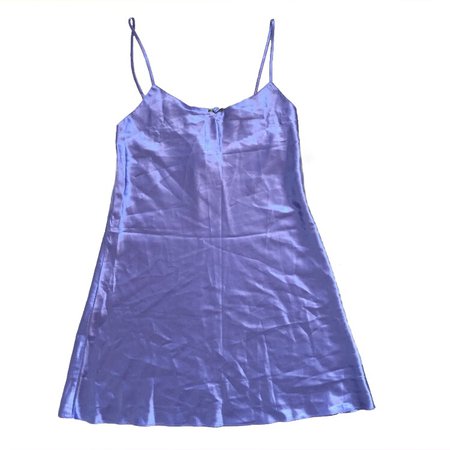 SALE 🌛 1990’s Lilac Satin Slip Dress • marked as a... - Depop