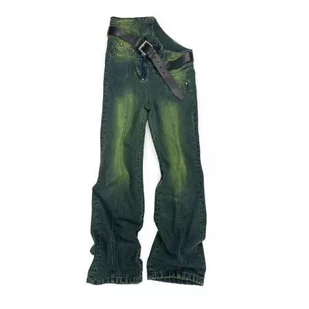 Twirl Denim Trousers Green – Onrushw23fh