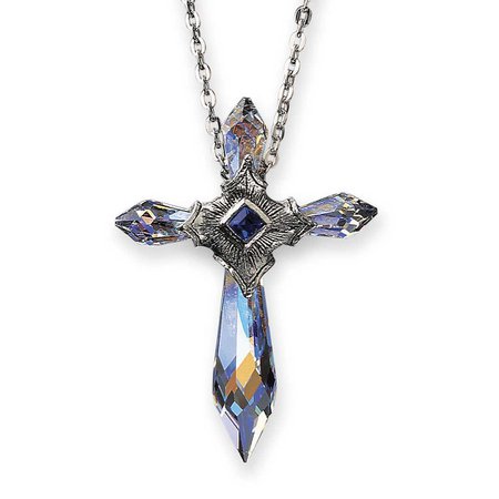 Medieval Crystal Cross - Women’s Romantic & Fantasy Inspired Fashions