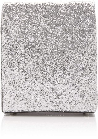 Lunchbag 20 Glittered Leather Clutch