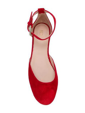 Red Valentino Ankle Strap Ballerinas - Farfetch