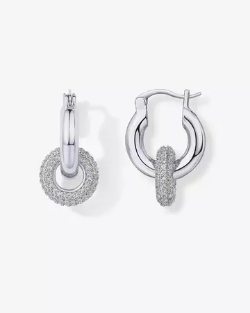 Chunky Halo Convertible Hoops – PAVOI