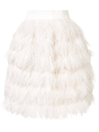 Dolce & Gabbana Short Feather Skirt | Farfetch.com