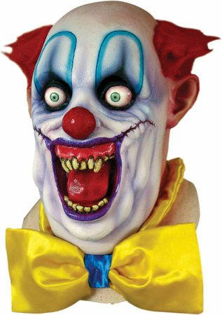 Halloween Costume RICO THE SCARY CLOWN Horror High-Quality Latex Deluxe Mask | eBay