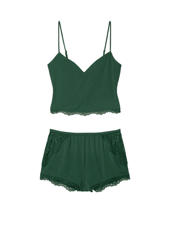 Victoria’s Secret green pajama set