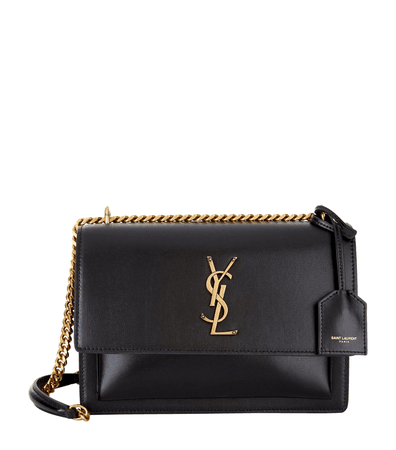 YSL bag - gold & black