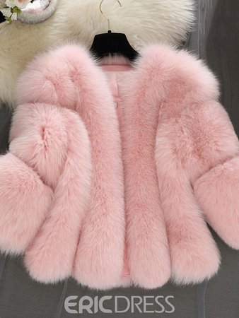 faux fur pink