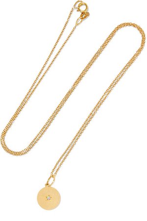 Andrea Fohrman | Full Moon 18-karat gold opal necklace | NET-A-PORTER.COM