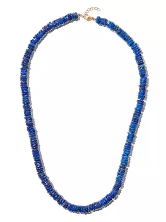 JIA JIA 14kt Yellow Gold Lapis Lazuli Beaded Necklace