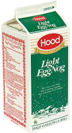 Hood Light Egg Nog - 0.5 gl, Nutrition Information | Innit