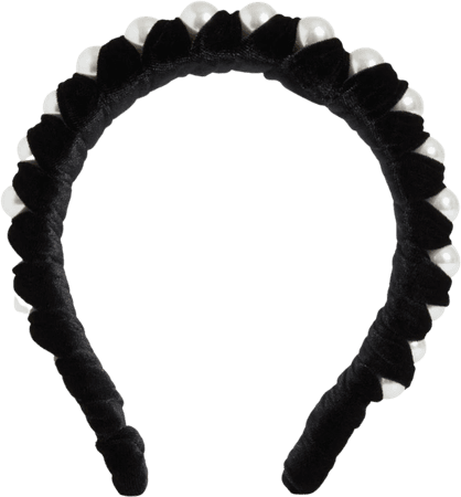 black pearl headband