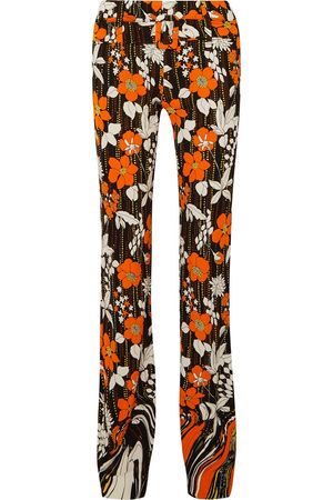 Prada | Floral-print crepe straight-leg pants | NET-A-PORTER.COM