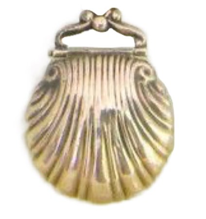 antique victorian seashell locket
