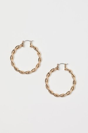 Hoop Earrings - Gold-colored - Ladies | H&M US