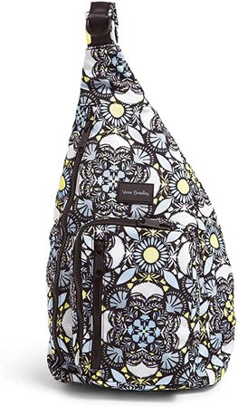 Amazon.com: Vera Bradley womens Recycled Lighten Up Reactive Sling Backpack Bookbag, Rosa Agate, One Size US : Clothing, Shoes & Jewelry