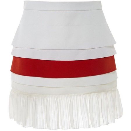Victoria Beckham Silk Mini Skirt