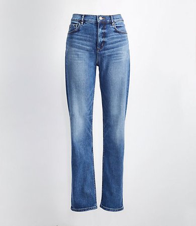 Straight Leg Jeans in Authentic Mid Vintage Wash