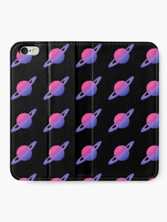 "LGBT pride planet: Bi Flag" iPhone Wallet by spitscribble | Redbubble