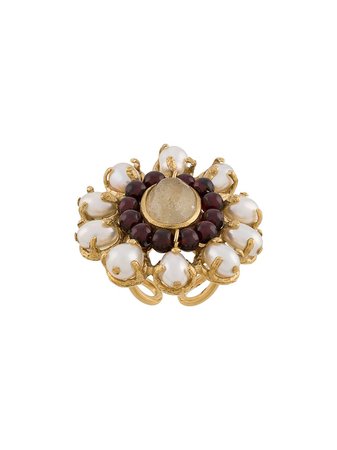 Goossens | Perle Baroque floral ring
