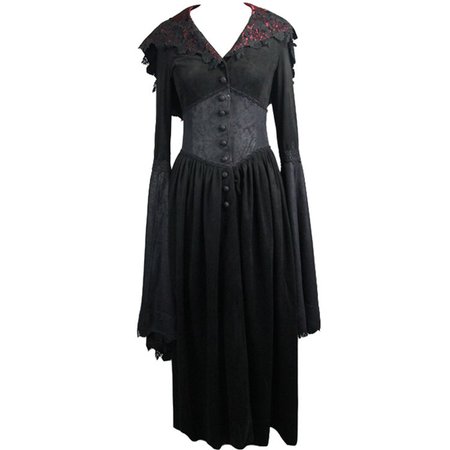 Black 'Dark Witch' Dress by Devil Fashion • the dark store™