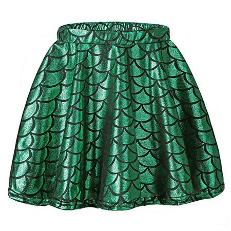 AmazonSmile: BAOHULU Girls Skirt Fish Scale Dress up Costumes: Clothing