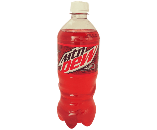 *clipped by @luci-her* Mountain Dew Code Red