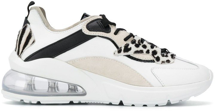 Aura panelled chunky sneakers