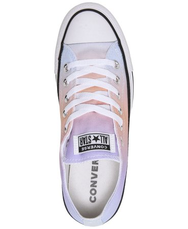 Converse Women's Chuck Taylor All Star Ombre Low Top Casual Sneakers from Finish Line & Reviews - Finish Line Athletic Sneakers - Shoes - Macy's