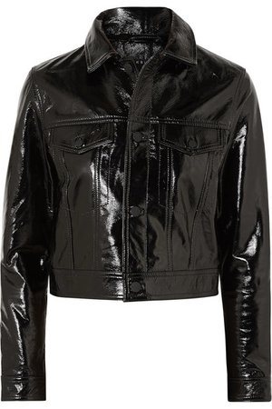 Ksubi | A2B textured patent-leather jacket | NET-A-PORTER.COM