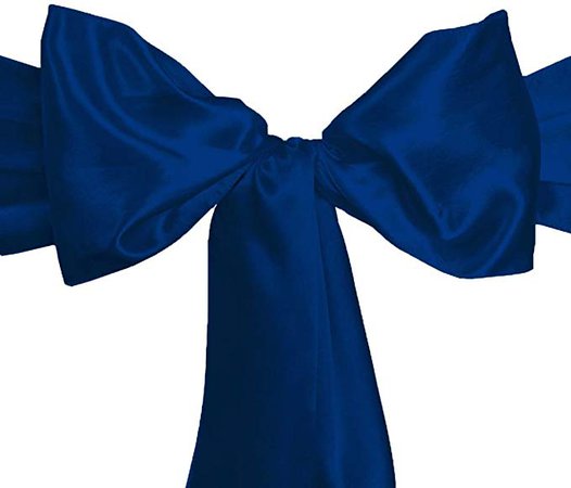LinenTablecloth Satin Sash (10-Piece) Navy Blue: Amazon.ca: Home & Kitchen